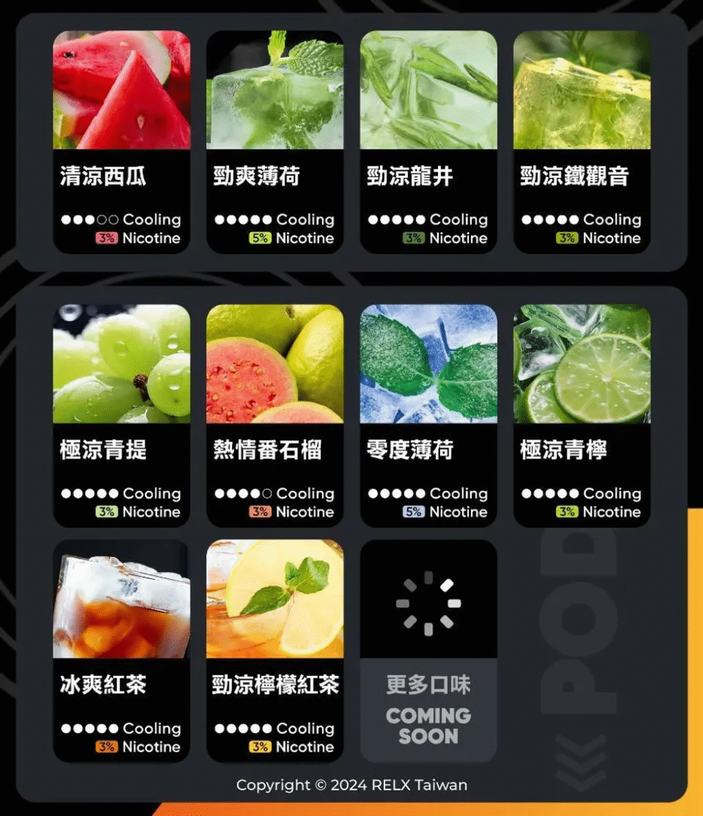 【滿3盒送悅刻主機】RELX悅刻六代煙彈3顆入 / 不通用一代 / 薄荷5% 直擊天靈蓋
