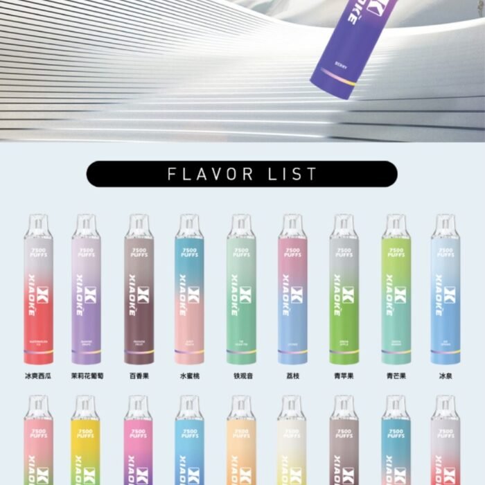 XIAOKE梟客 抛棄式7500口 可充電🔋 限時活動 ✨滿6隻送一隻✨